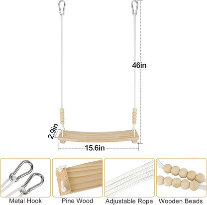 Arc-Shaped Chicken Swing Perch Enrichment Toys Handmade,Chicken Accessories for Chicken Coop Decor,Run,Playground Must Haves,Essentials Supplies for Real Chickens,Hens