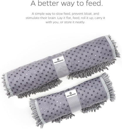 Pet Parents Forager Mats & Slow Feeder Dog Bowl - Snuffle Mat with SoftSnout & Non-Slip Backing (Forest 19")