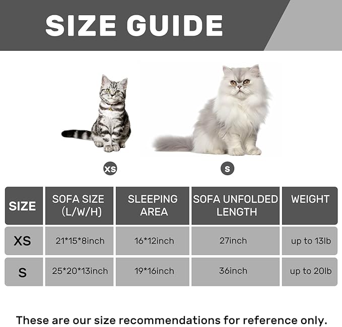 Hollypet Cat Bed Fluffy Plush Mutifuctional Double-Layer Soft Pet Couch Orthopedic Sofa Nest Beds for Small Cats and Dogs, Leopard (25x20x13 inch)