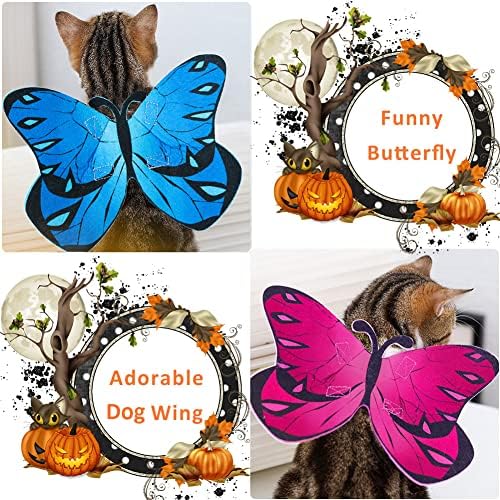 Dog Halloween Costumes Butterfly Wings Cat Dog Costume Fairy Wings Clothes - Image 4