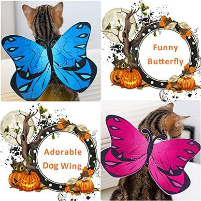 Dog Halloween Costumes Butterfly Wings Cat Dog Costume Fairy Wings Clothes - Image 3