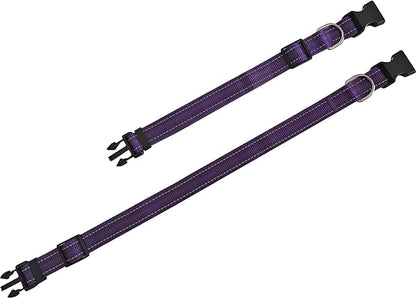 Adjustable Nylon Dog Collar, Reflective Collar 1 Inch 3/4 Inch 5/8 Inch Wide, for Large Medium Small Dogs