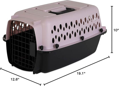 Petmate Fashion Vari Kennel, 19", for Dogs Up to 10 Lbs, 19.1"L x 12.6"W x 10.0"H, Made in USA