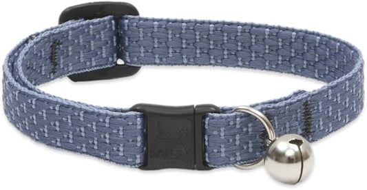 LupinePet Eco 1/2" Mountain Lake Cat Safety Collar with Bell , 8-12"