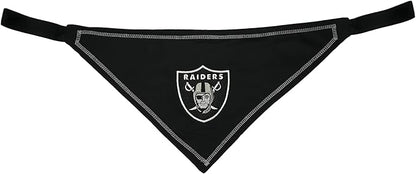 Pets First NFL Las Vegas Raiders TIE Bandana, Small/Medium. Dog Bandana Scarf Bib for Pet Cat Dog. The Ultimate Game-Day, Party Bandana