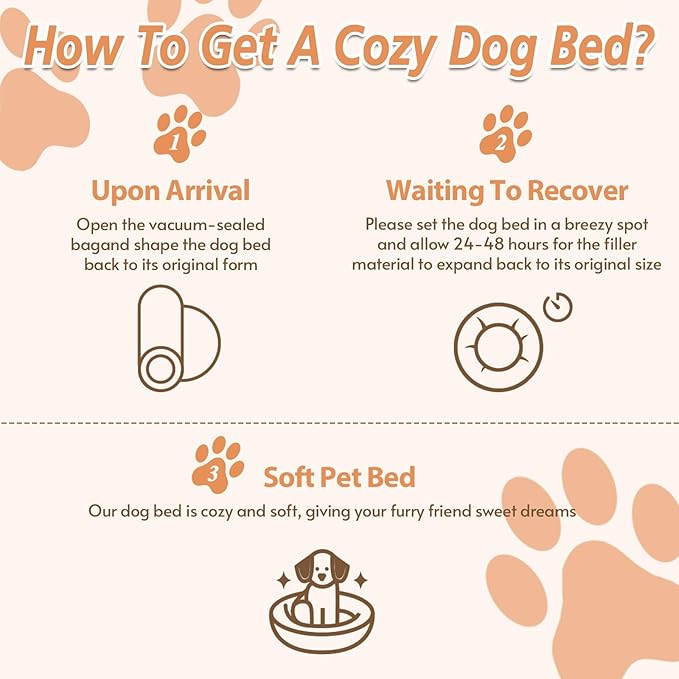 JOLLYVOGUE Calming Small Dog & Cat Bed for Indoor Cats - 20 inches Washable Donut Bed for Kittens & Puppies, Anti-Anxiety Round Fluffy Plush Pet Beds (Fits up to 15 lbs, Light Blue)