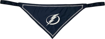 Pets First NHL Tampa Bay Lightning TIE Bandana, Size Large/X-Large. Dog Bandana Scarf Bib for Pet Cat Dog. The Ultimate Game-Day, Party Bandana