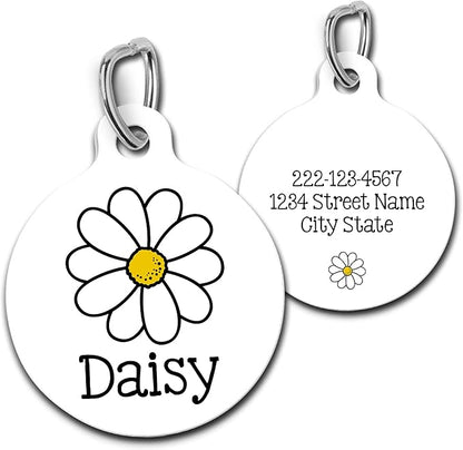 Daisy Pet ID Tag for Cats and Dogs