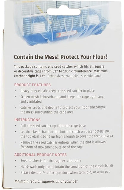 Prevue Pet Products Mesh Bird Seed Catcher 13" H, Large Size