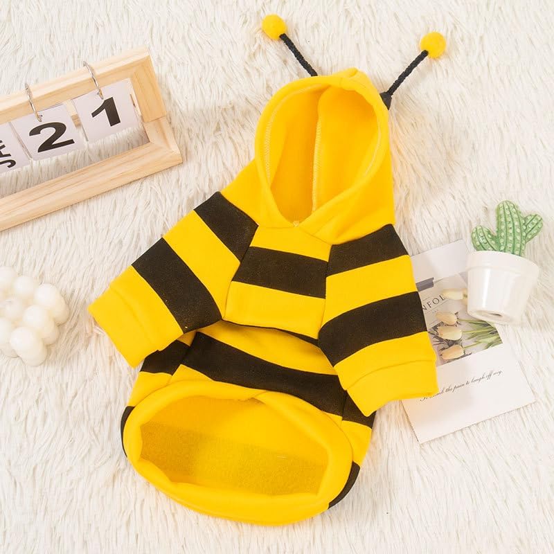 Halloween Bee Costume Apparel Outfits for Small Dogs and Cats (X-Large) - Image 2