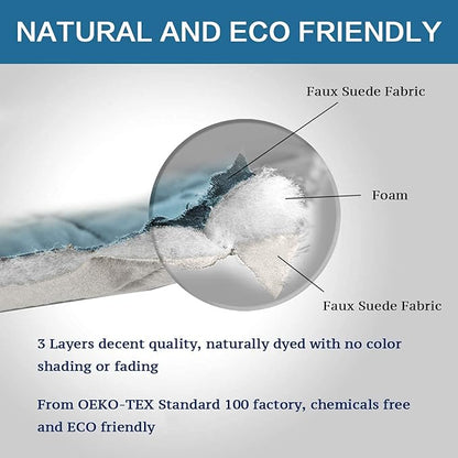 H.VERSAILTEX Reversible Loveseat Cover Furniture Protector Anti-Slip Water Resistant 2" Elastic Straps Couch Covers Pets Fit Sitting Width Up to 54"(Oversized Loveseat: 75" x 98", Cameo Blue/Beige)