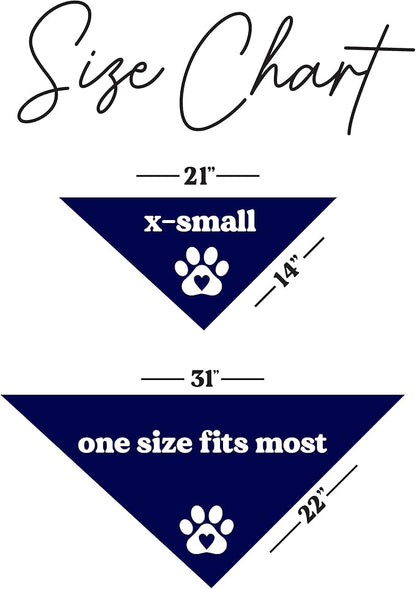 Do Not Pet Dog Bandana (Navy, OS 157)