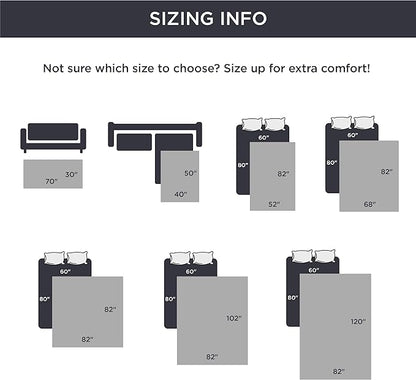 Bedsure 100% Waterproof Couch Cover for Dogs Washable - Non Slip Waterproof Blanket Large for Bed Sofa, Lightweight Furniture Protector Durable for Pet Cat Puppy with Non-Slip Bottom, Brown, 52x82IN