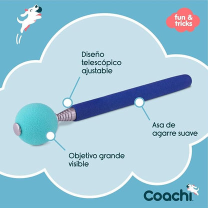 Company of Animals Coachi Target Stick, Telescopic Design with Large Ball for Target, Dog Accessory for Clicker & Agility Training, Teach Commands and Tricks