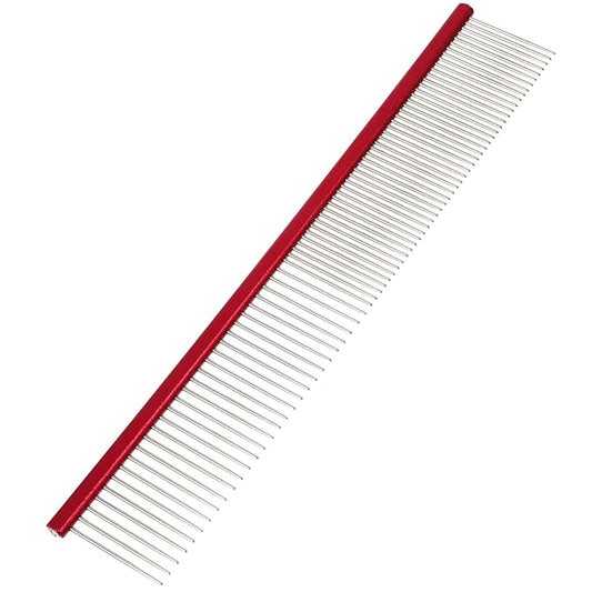 POPETPOP Portable Pet Comb for Dogs and Cats Wear-resistant Multi-function Grooming Tool Lightweight Aluminum De-shedding Brush for Daily Use for Removing and Loose Hair