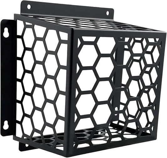 Dryer Vent Bird Guard - Universal Fits for 3" to 4" Dryer Vents & Exhaust Fan Ventilation Cover (Kitchen/Bathroom), Steel Ventilation Bird Cage, Black