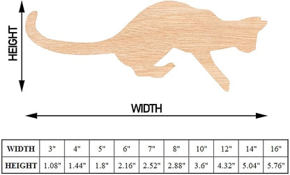 Unfinished Wood Cat Climbing Door, Laser Cut Cat Door Toy, DIY Wooden Cat Climber, Cat Activity Center, Unique Cat Wall Decor, Natural Wooden Pet Play Structure (5mm Plywood, 7")