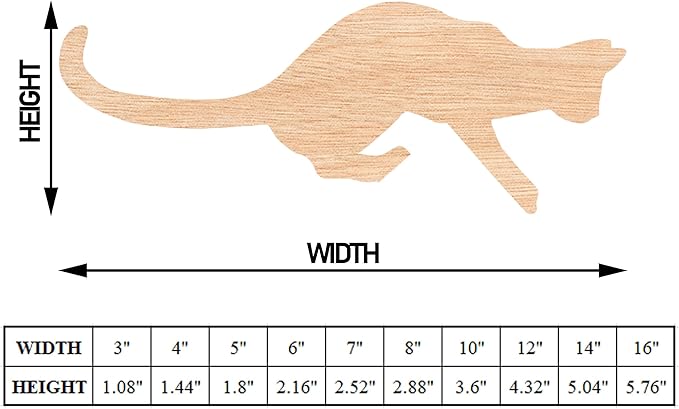 Unfinished Wood Cat Climbing Door, Laser Cut Cat Door Toy, DIY Wooden Cat Climber, Cat Activity Center, Unique Cat Wall Decor, Natural Wooden Pet Play Structure (5mm Plywood, 6")