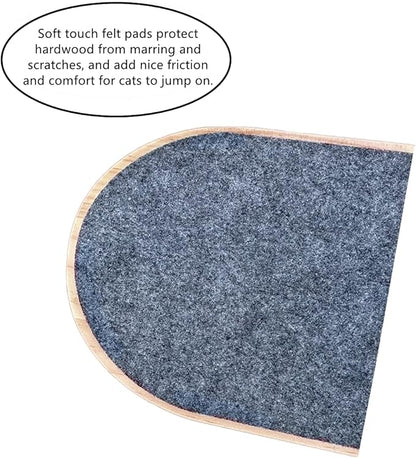 SHENGOCASE Trimmable Self-Adhesive Felt Mat Pad Replacement for Cat Tree Shelf Shelves, Cat Wall Furniture Steps, Carpet Scratching Post Scratcher Couch Protector