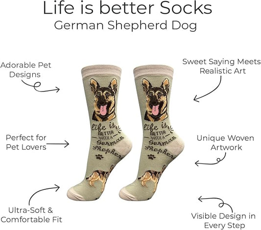 E&S Pets Pet Lover Socks - Dog & Cat Socks - Unisex Novelty Gifts