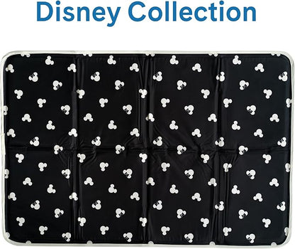 The Green Pet Shop Cool Pet Pad - Small, Disney’s Mickey & Minnie Mouse - Self-Cooling, Pressure Activated Mat for Dogs & Cats from 9-20 lbs - Non-Toxic Gel, No Water Needed