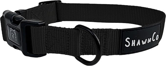 ShawnCo Dream Walk Dog Collar- Premium, Adjustable and Comfortable Pet Collar for Small, Medium, Large and Extra Large Dogs (S, Midnight)