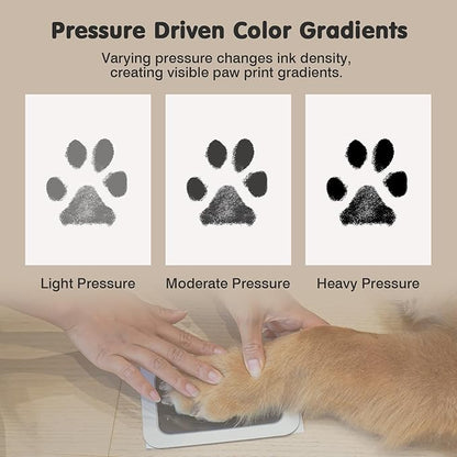 Inkless Paw Print Kit for Dogs,Cats & Babies - Clean Touch Dog Nose & Baby Handprint Kit,Mess Free Dog Paw Print Kit,1-Pcs Ink Pad & 1 Wooden Frame - Keepsake Gifts for Pet Lovers,New Moms