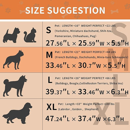 HAOMAIJIA Dog Couch Bed for Medium Dogs, Non Slip Pet Couch Covers for Sofa Thick Soft Washable Dog Couch Cover Protector All Seasons Universal Dogs and Cats Bed Mat (Off White, Medium)