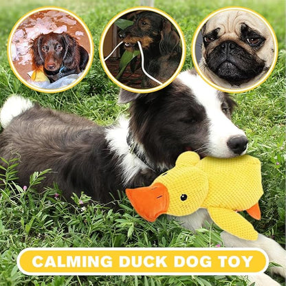 Dog Toys for Aggressive Chewers,2025 Upgraded Dog Chew Toys for Small Large Dogs,Indestructible Puppy Teething Toys,Plush Yellow Stuffed Duck Toy (Yellow, Large)