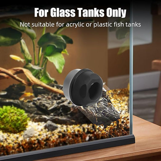 AQUANEAT Aquarium Magnetic Brush, Glass Fish Tank Cleaner, Algae Scraper, Not for Acrylic and Plastic