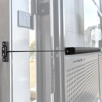JERBOR RV Screen Door Closer with Adjustable Tension, Aluminum Camper Automatic Closing Device, Fit for Most Camper Latches & Travel Trailer Handles
