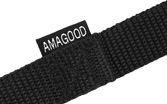 AMAGOOD Dog Leashes Heavy Duty 15ft 20ft 30ft 50ft 100ft Long Leashes-for Training,Tie Out(100Feet x 1Inch,Black)