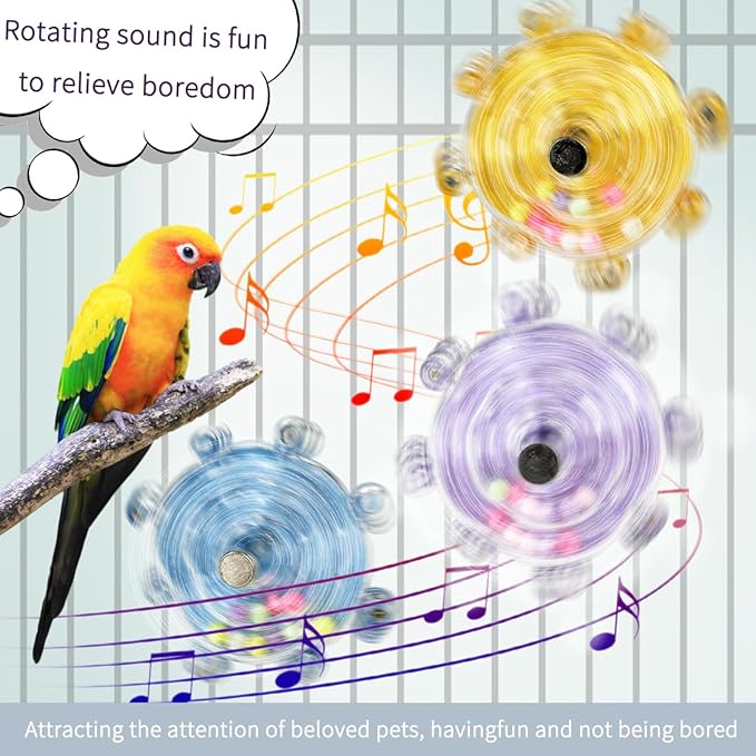 Lovebird Toys, Parakeet Toys for Conures, Small Bird Interactive Training Parrot Cage Bird Accessories, Budgie Toys, Cockatiel Toys,Conure Toys,Small Educational Fun Toy for Parakeets(Purple)
