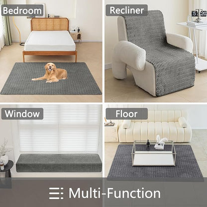 Muamar Dog Bed Cover Sofa Protector,Anti Slip Waterproof Sofa Covers for Living Room Couch Covers,Sofa Mat,Seat Cover, Dog Mat,Pet Pad for Furniture 1 Piece (40x60 inch, Dark Grey)