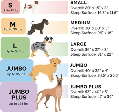 Furhaven Memory Foam Dog Bed for Large Dogs w/ Removable Bolsters & Washable Cover, For Dogs Up to 125 lbs - Plush & Velvet Waves Perfect Comfort Sofa - Brownstone, Jumbo Plus/XXL