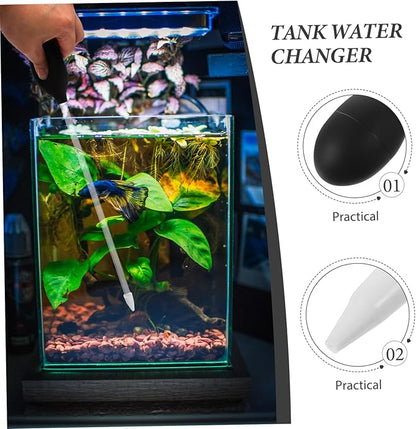 3pcs Fish Tank Water Changer and Coral Feeder Tool Aquarium Pipette for Easy Cleaning and Feeding and Portable Water Transfer for Home Aquariums