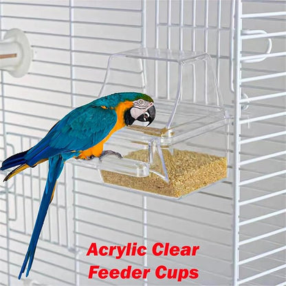 63" Roof Top Canary Parakeet Cockatiel Lovebird Finch Roof Top Bird Parrot Home Cage Side Nesting Box Doors with Removable Rolling Stand