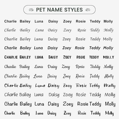 Dog Tags Engraved for Pets - YEHANTI Personalized Dog Tags with Lovely Icons, Durable Stainless Steel Pet ID Tags for Small Large Dogs Cats, Custom Dog Name Tags Engraved on Both Sides (Bow Tie)