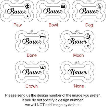 Dog Tags Personalized for Pets Dog Name Tags Personalized Dog Tag Engraved with Any Name & Text Custom Dog ID Tags Glitter Bone ID Tag for Puppy Cat (Pink L, Bone)