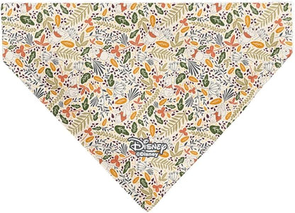 Disney Pet Bandana Winnie The Pooh Smiling Face Foliage Collage Multi Color Slip On Collar Bandana Only