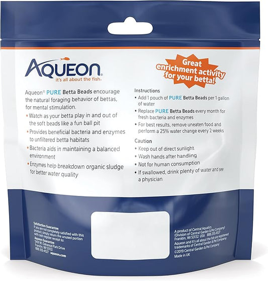 Aqueon Pure Betta Beads, Green