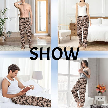 Custom Pajama Pants with Face customized PJ Pants Christmas Valentine gifts for Men Women