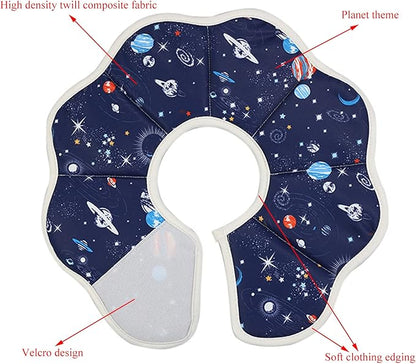 Soft Cat Cone, Adjustable Recovery Collar After Surgery to Prevent Licking Wound, Protective Cat Neck Cone, Comfortable Pet Elizabethan Collar for Cats Kittens and Puppies (S)