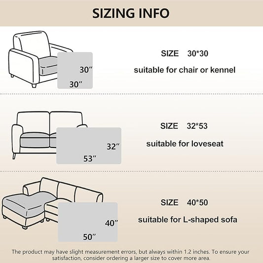 gogobunny 100% Double Sided Waterproof Dog Blanket Soft Pet Bed Cover Reversible Protect Furniture Couch Sofa Car for Puppy Large Dog Cat (Dark Sea Fog/Light Sea Fog, 40x50 Inch (Pack of 1))