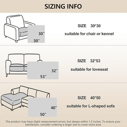 gogobunny 100% Double Sided Waterproof Dog Blanket Soft Pet Bed Cover Reversible Protect Furniture Couch Sofa Car for Puppy Dog Cat (Dark Coffee/Light Coffee, 30x30 Inch (Pack of 1))