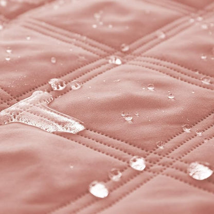 Ameritex Waterproof Dog Bed Cover Pet Blanket with Anti-Slip Back for Furniture Bed Couch Sofa (40x50 Inch (Pack of 1), Lightpink)