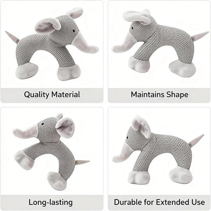 Linen Safari Companions, Squeaky Dog Chew Animals, with Durable Linen Material, Durable and Resistant to Chewing, for Relieve Dog's Boredom (Monkey)