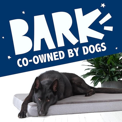 Barkbox Orthopedic Dog Bed with Memory Foam, Premium Comfort for Dogs and Puppies, Dog Beds for Joint Relief and Restful Sleep, Durable and Easy to Clean - Grey, Medium