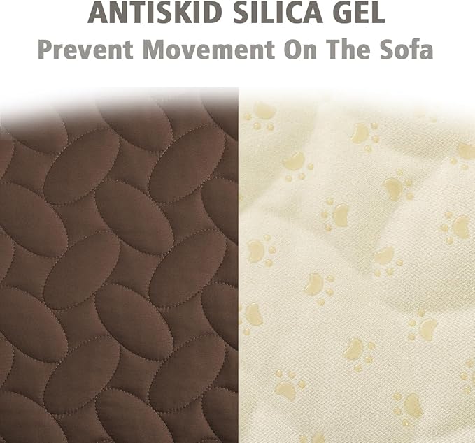 Ameritex Waterproof Pet Bed Cover Anti-Slip Dog Bed Blanket for Sofa and Furniture Waterproof New Pattern Design (Chocolate, 30x90 Inch (Pack of 1))