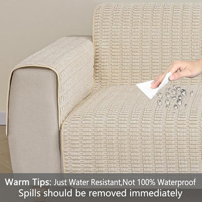 Muamar Dog Bed Cover Sofa Protector,Anti Slip Waterproof Sofa Covers for Living Room Couch Covers,Sofa Mat,Seat Cover,Dog Mat,Pet Pad for Furniture 1 Piece (60x82 inch, Cream White)